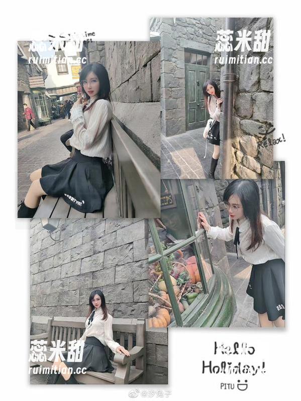 汐兔子 汐兔子的全套水手服原图,脑海中浮现出乘风破浪的画面……好像去海边晒太阳