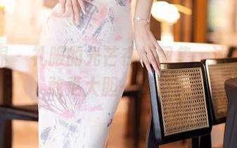 语画界 – 礼服的光芒在线图集，沐若昕你敢更大胆一点吗？